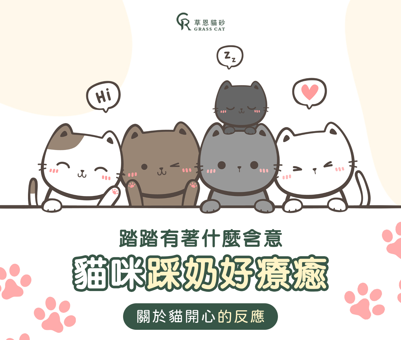 貓咪踩奶好療癒!踏踏棉被有著什麼含意?讓草恩教你分辨主子開心時的反應。 1 image1 1